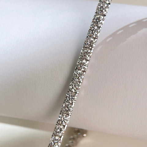 7 CTW Lab-Grown Diamond Square-Prong Tennis Bracelet in 18K Gold