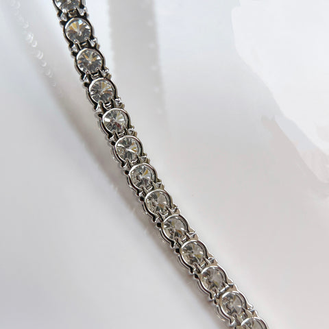 9 CTW Lab-Grown Diamond Four-Prong Tennis Bracelet in 18K Gold