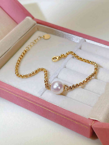 AAA japanese akoya bracelet 18K gold