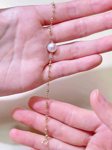 AAA japanese akoya pearl bracelet 18K gold